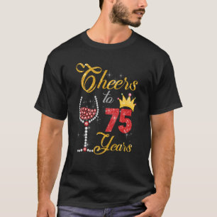 Ost till 75 år 1948 75:e Birthday Vin Diamond T Shirt
