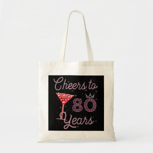 Ost till 80 år 80 födelsedagar 80 år gammal dag tygkasse