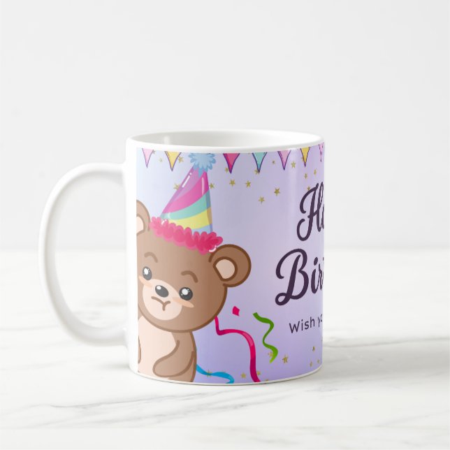 Ost till ett annat år: Grattis på födelsedagen Mug Kaffemugg (Vänster)