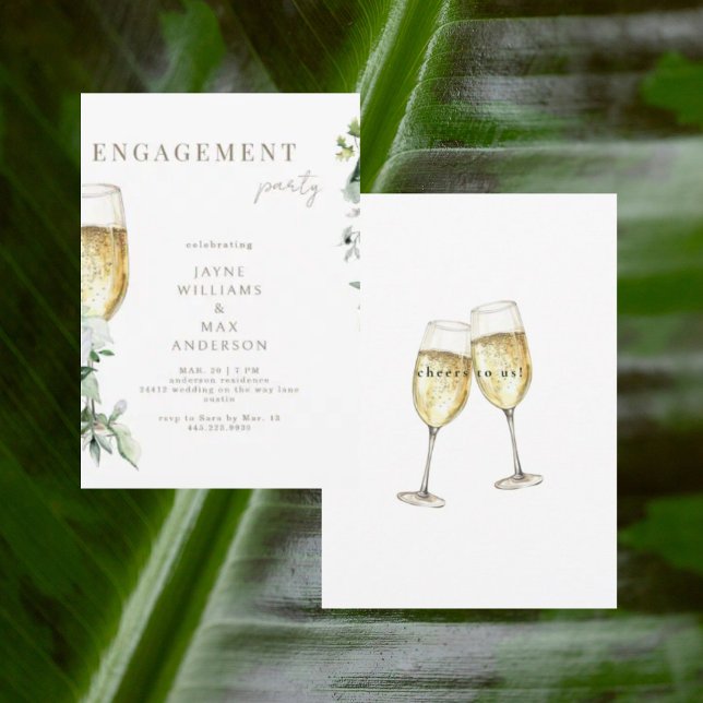 Ost till Förlovningsfesten för Champagne Inbjudningar (Skapare uppladdad)