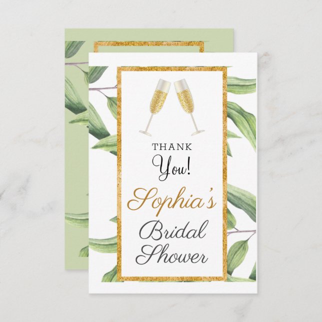 Ost till Kärlek Botaniska Möhippa Party Tack Kort (Fram/baksida)