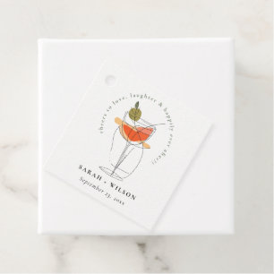 Ost till Kärlek Modern Cocktail Vin Bröllop Gåvor Etiketter