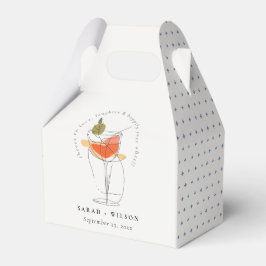 Ost till Kärlek Modern Cocktail Vin Bröllop Presentaskar