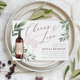 Ost till Kärlek Vin Tasting Möhippa Inbjudningar