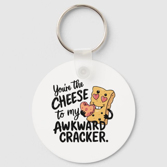 Ost till My Awkward | Funny och Cute Valentine Nyckelring (Framsida)
