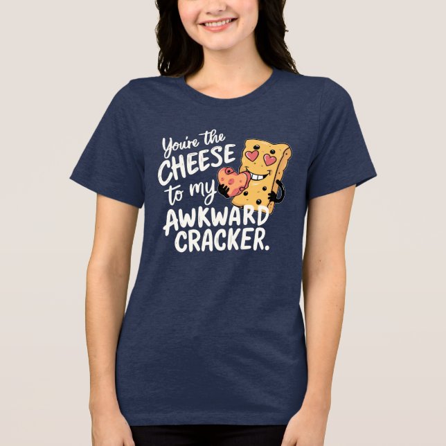 Ost till My Awkward | Funny Valentines day T Shirt (Framsida)