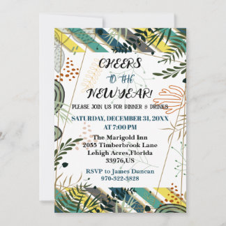 Ost till nyårsdagen Party, Botaniska Inbjudningar