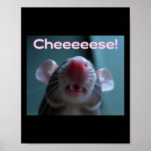 Ostaaa! Husdjursråtta dekal  Poster