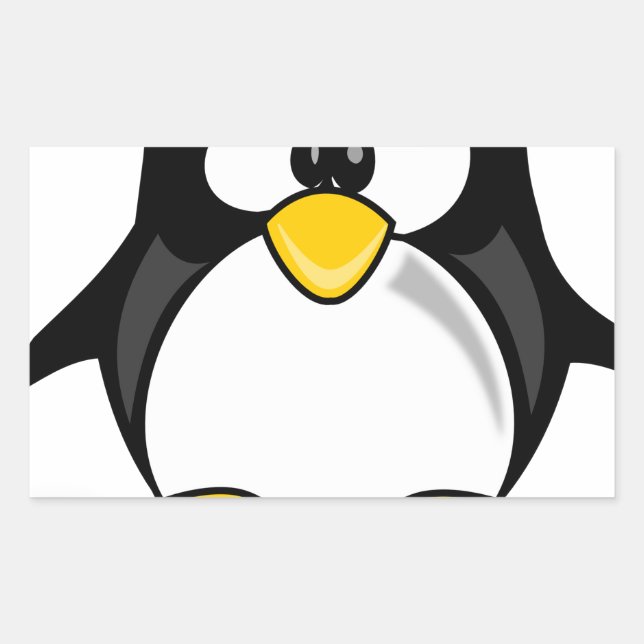 Ostabile Pete Rektangulärt Klistermärke (Framsida)