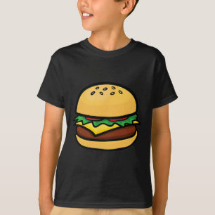 Ostaburgare Emoticon Hamburgare Ost Bbq  T Shirt