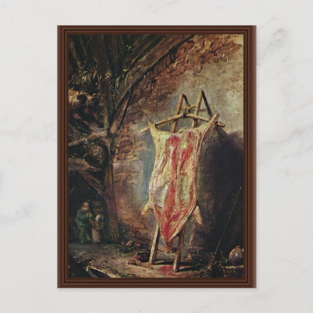 Ostade Isaac Van (Gris, bästa kvalitet) Vykort (Framsida)