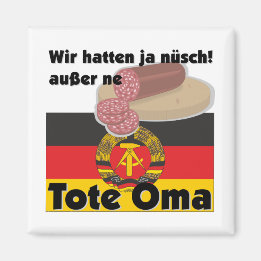 Ostalgie Deutschland DDR Tote Oma Magnet