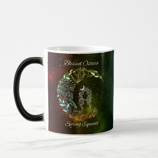 Ostara Blessings - Vår Equinox Magisk Mugg (Vänster)