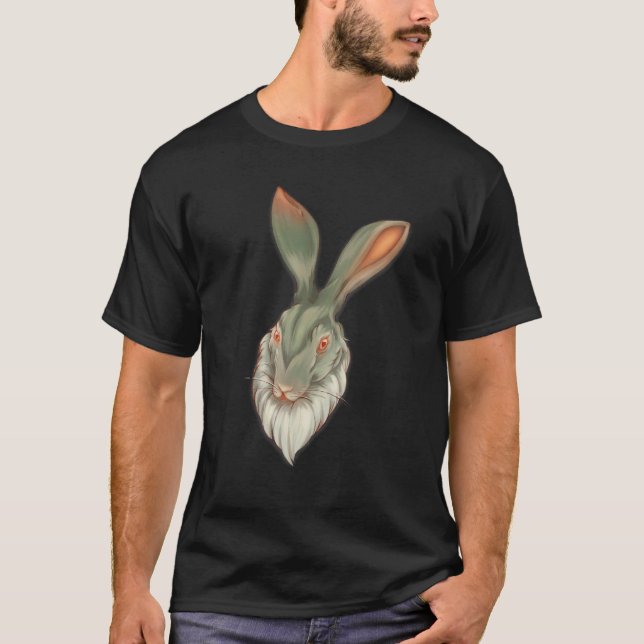 Ostara Bunny Sabbat Rabbit Bunnycore Aesthetic Bun T Shirt (Framsida)