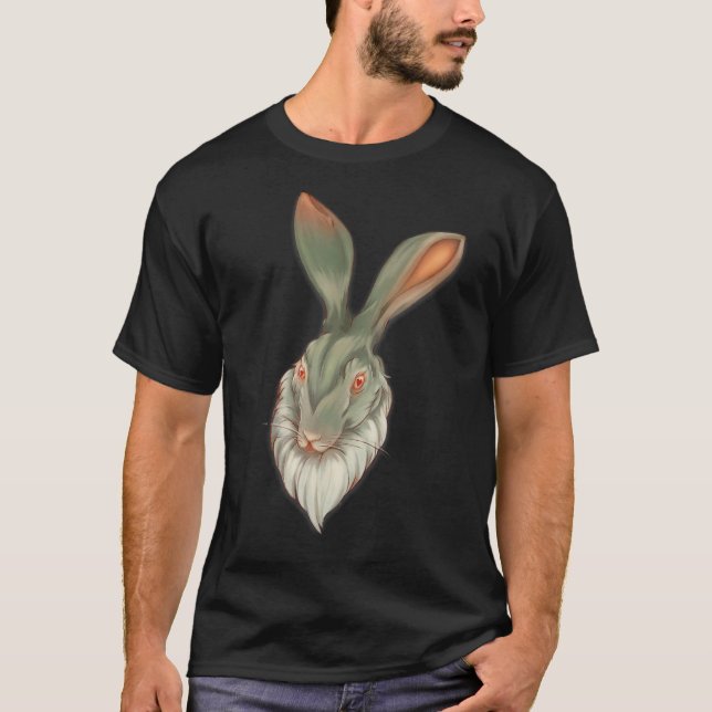 Ostara Bunny Sabbat Rabbit Bunnycore Aesthetic Bun T Shirt (Framsida)
