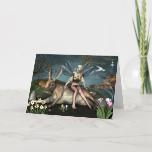 Ostara Fae och kort för marsHarehälsningar