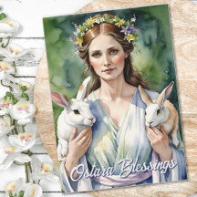 Ostara Gudinna Vårjämdag Sabbat Wicca Högtid