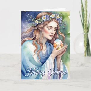 Ostara Gudinnan Vårjämdag Sabbat Wicca Högtid Kort