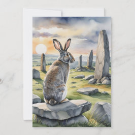 Ostara Kanin Vårjevnd Eostre Wicca Julkort