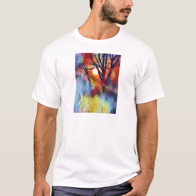 Ostara Moonrise T Shirt (Framsida)