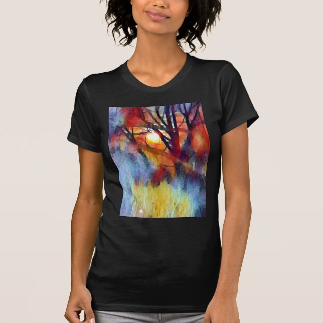 Ostara Moonrise T Shirt (Framsida)