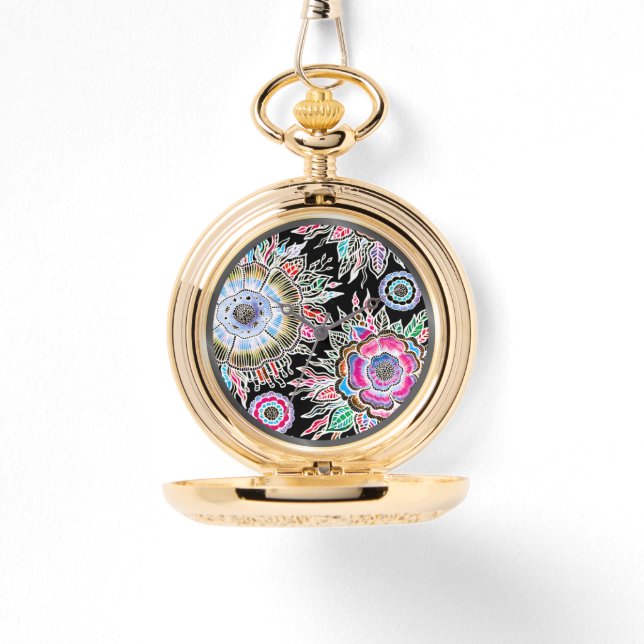 OSTARA: Nocturnal Pulse – Maximalistisk Fickur Armbandsur (Framsida)