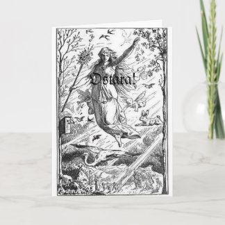 Ostara vårdagjämning helgkort