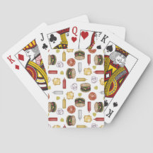 Ostburgare Ingredienser - Vita spelkort