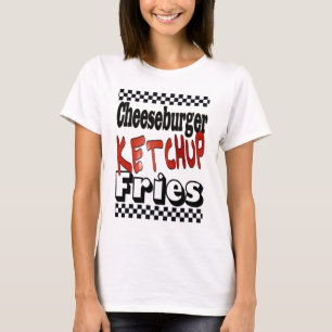 Ostburgare Ketchup pommes frites T Shirt