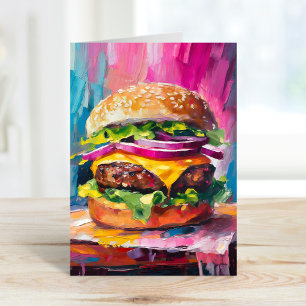 Ostburger Colorful Modern Abstrakt Art Kort