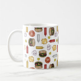 Ostburger Ingredients - Vitkaffe Mugg