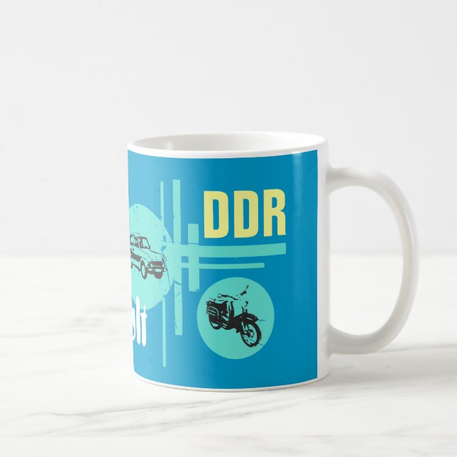 Ostdesign DDR Fahrzeuge Kaffemugg (Höger)