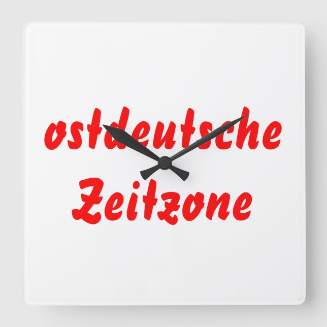 ostdeutsch fyrkantig klocka (Framsida)