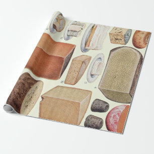 Ostdiagram för Vintage Presentpapper