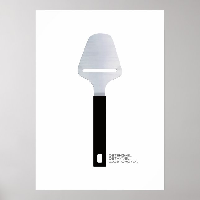 Ostehøvel, Osthyvel, Juustohöylä alias Cheese slic Poster (Framsidan)