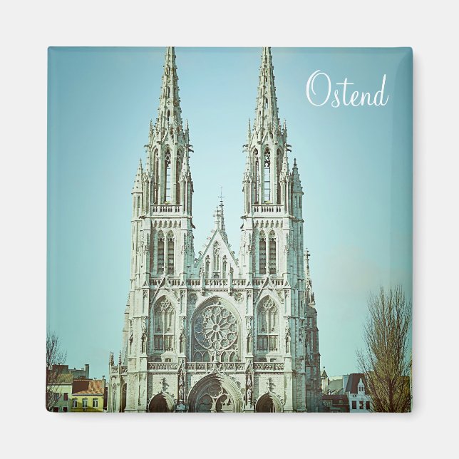 Ostend, Belgien resa Magnet (Framsidan)