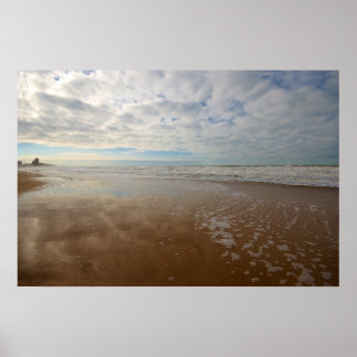 Ostend-stranden Belgien Poster