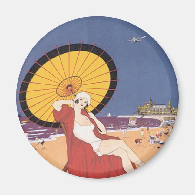 Ostende - Belgique Magnet (Framsidan)