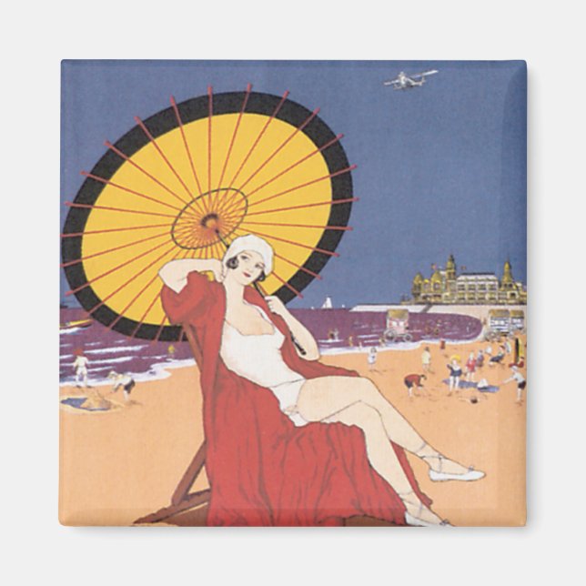 Ostende - Belgique Magnet (Framsidan)