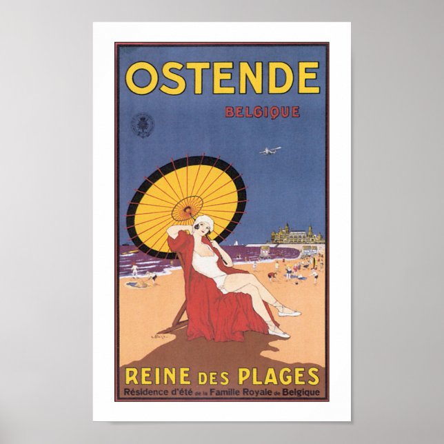 Ostende: Reine des Plages Poster (Framsidan)