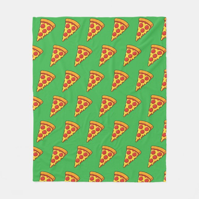 Ostensostpizza Skiva Fleecefilt (Framsidan)