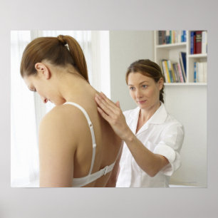 Osteopat-behandling av patient. poster