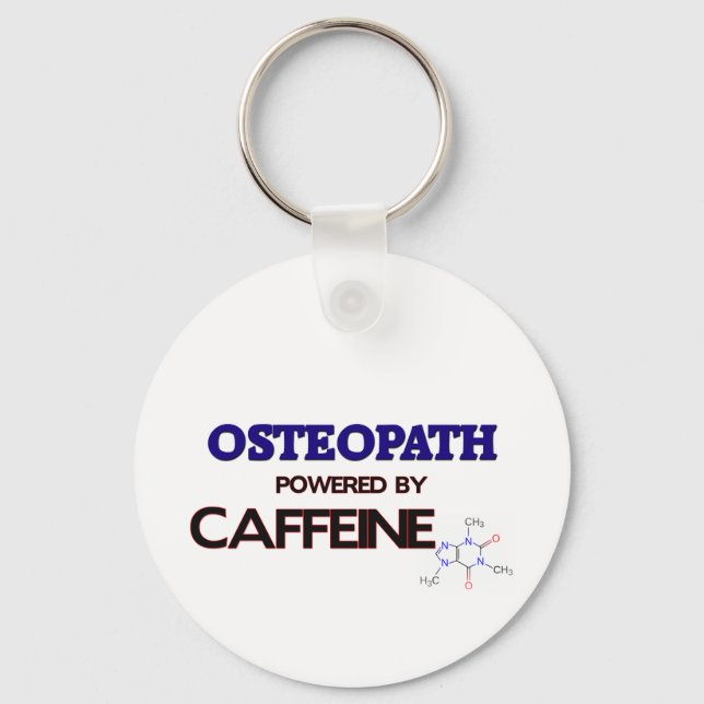 Osteopat med koffein nyckelring (Framsida)