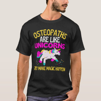 Osteopat Unicorn, Magic Unicorn Chiropractor T Shirt