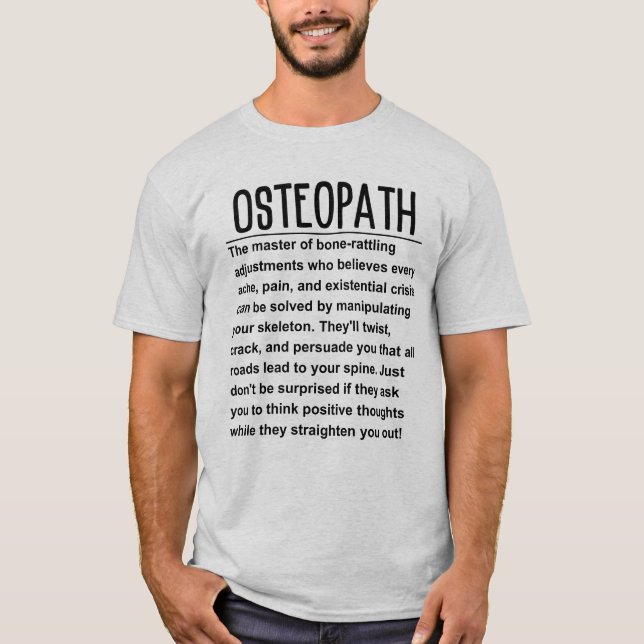 Osteopath T Shirt (Framsida)