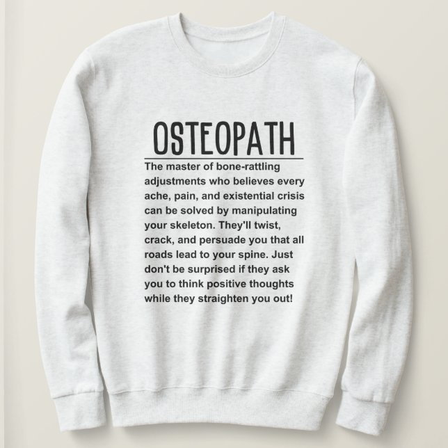 Osteopath T Shirt (Design framsida)