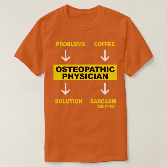 OSTEOPATHIC PHYSICIAN T SHIRT (Design framsida)