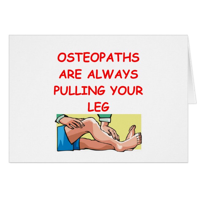 osteopaths hälsningskort (Framsidan Horizontal)
