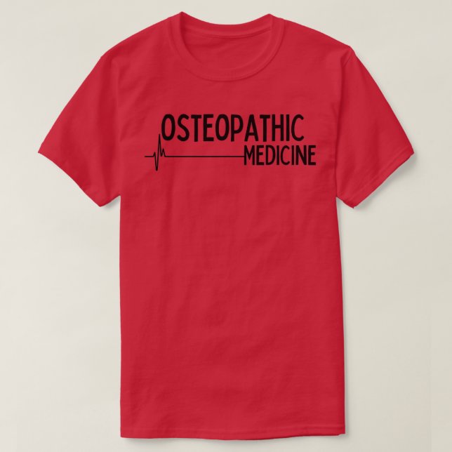osteopatisk medicin t shirt (Design framsida)