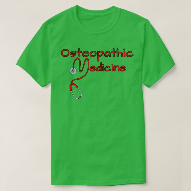 Osteopatisk medicin t shirt (Design framsida)